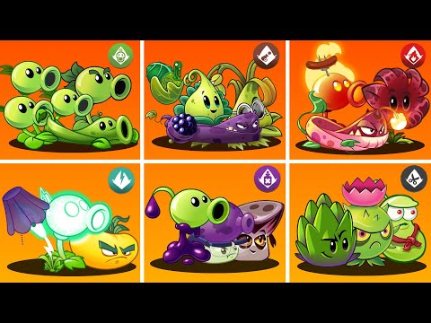 6 Team Plants & Mint Battlez - Who Will Win ? - PvZ 2 Team Plant vs Team Plant