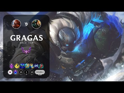 Gragas Top vs Gangplank - KR Master Patch 12.23
