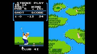Golf (Famicom Disk System, 1986) – 18-Hole Session Single Player 🏌️‍⛳🌬️