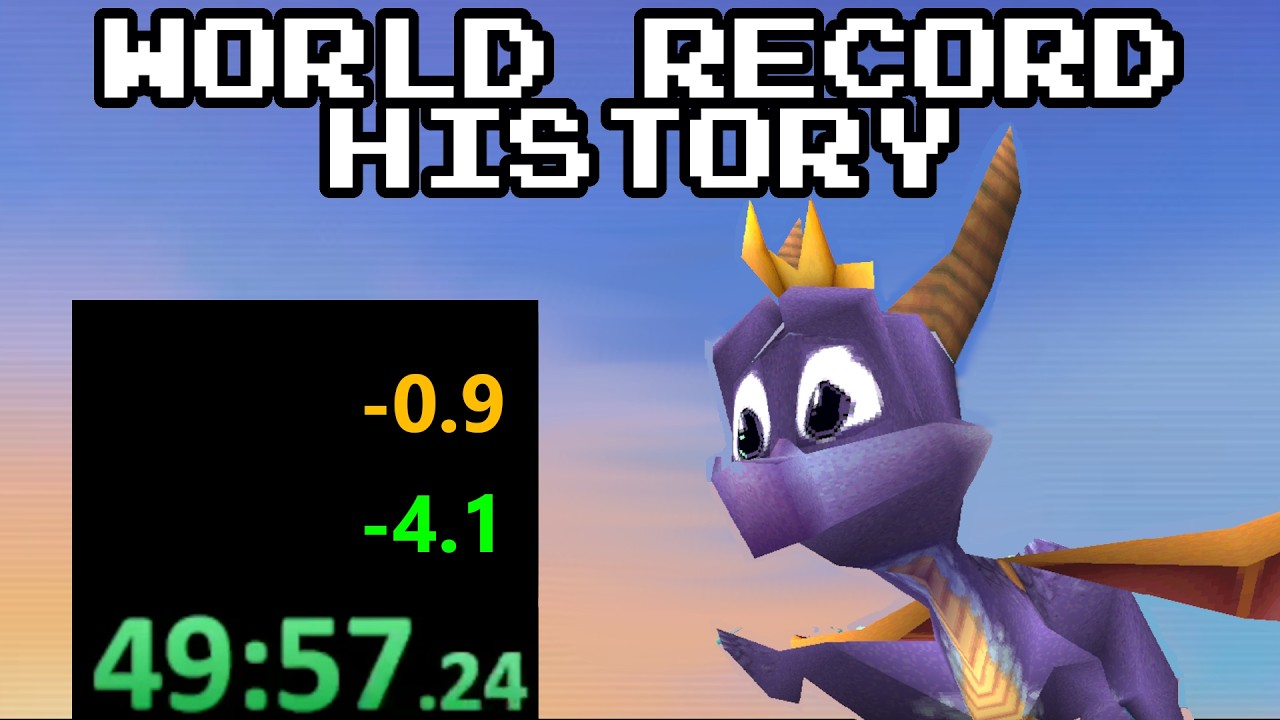 The History of Spyro World Records - YouTube