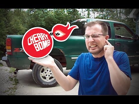Cherry Bomb Glasspack Installation - No Welder - Chevy Silverado 5.3L V8 - Great Sound!