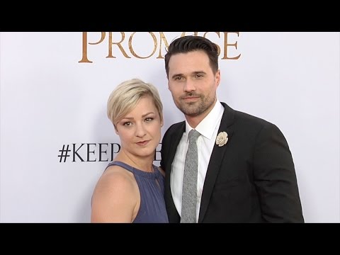 Brett Dalton and Melissa Trn "The Promise" Premiere Red Carpet