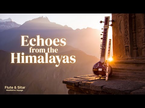 Echoes from the Himalayas – Flute & Sitar Meditative Voyage (60 min Spiritual Music)