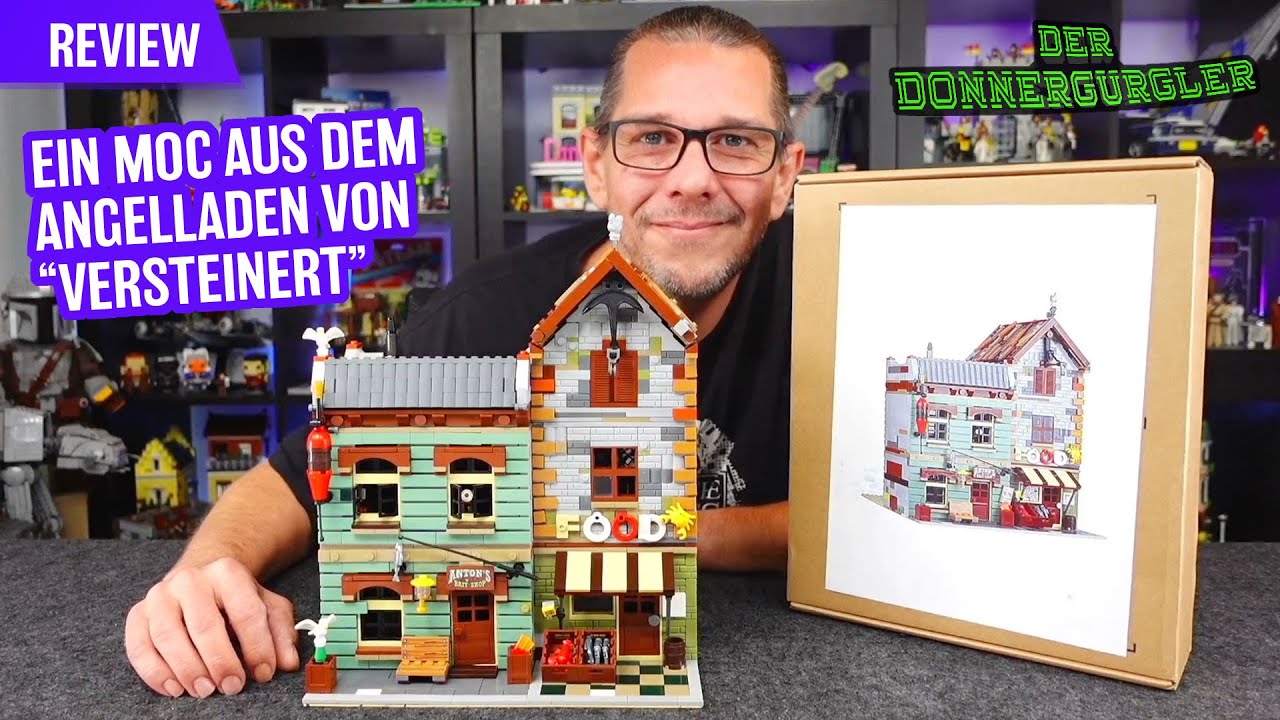 Letbricks Modular Bait Shop And Grocery  - Ein Lego Angelladen MOC von Versteinert Nr letbricks
