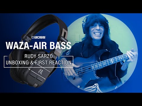 RUDY SARZO LIVE DEMO OF BOSS WAZA-AIR BASS HEADPHONES