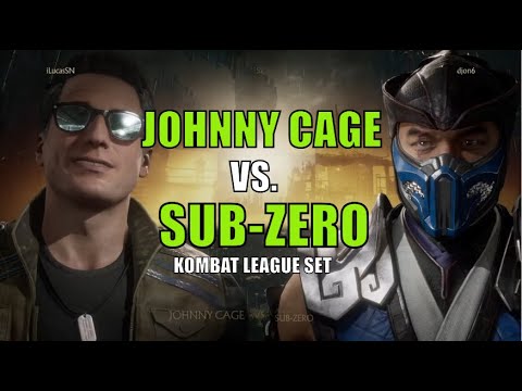 JOHNNY CAGE VS ROBOCOP, SUB ZERO - Kombat League Set - MK11 Ultimate