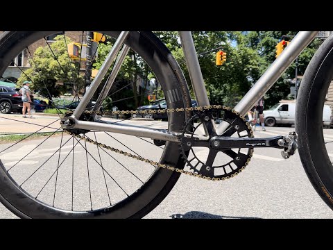 FIXED GEAR NYC | Testing out my new gear ratio 49x15