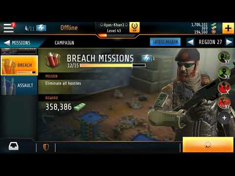 Kill Shot Bravo Region 27=13 Breach Mission Complete