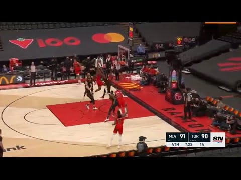 OG Anunoby dunks on Jimmy Butler!!