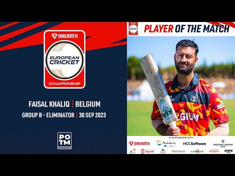 POTM: F.Khaliq - BEL vs BUL | Highlights | Dream11 ECC23 | 30 Sep 2023 | ECC23.025