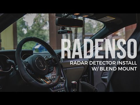 Installing Radenso Radar Detector w/ BlendMount in GT350