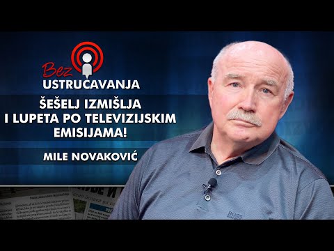 Mile Novaković - Šešelj izmišlja i lupeta po televizijskim emisijama!