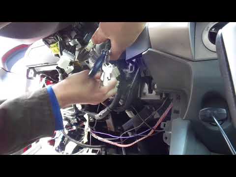 2006 Toyota Tacoma Ignition switch cylinder (key) lock removal