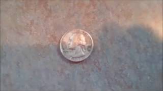 How To Clean Metal Detecting Finds - Silver Quarter Electrolysis