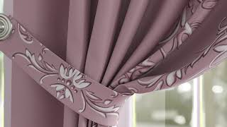 Комплект штор «Ленрисит (розовый)» — видео о товаре