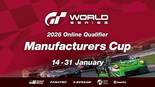 グランツーリスモ7 2026 Gran Turismo World Series Manufacturers Cup Online Qualifier Final Round