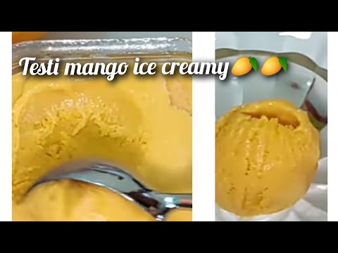 garmiyon Mein Is Tarah icecream Ghar per Banakar khaenge to Bahar sulane ki jarurat🍦🍦🥭🥭 Nahin padegi