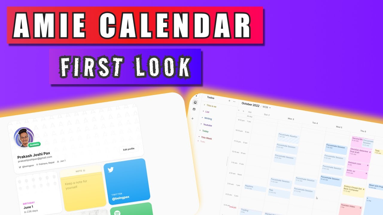 Amie.so: The Joyful Productivity App (First Look + Review)