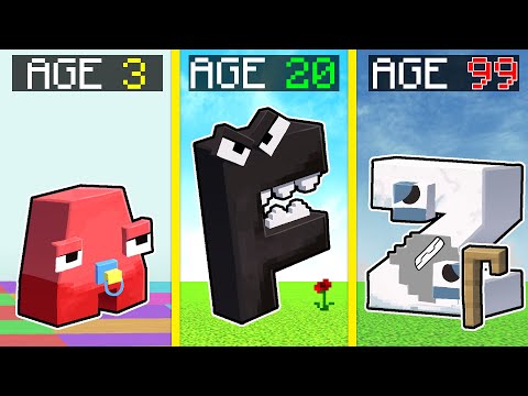 Surviving 99 Years As ALPHABET LORE In Minecraft!