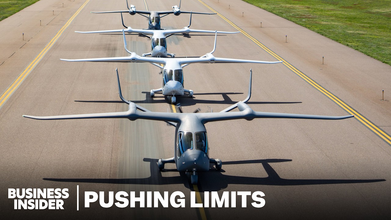 Beta Technologies CX-300 electric aircraft on a runway