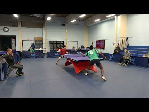 Westchester Table Tennis Center - Jan 2022 Open Singles Semi Final #1 - Jishan Liang vs Ojo Onaolapo