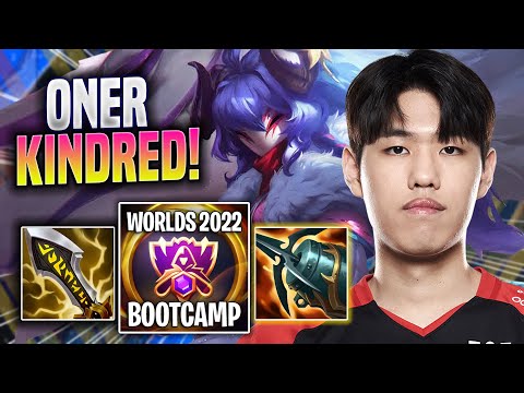 ONER DOMINATING WITH KINDRED! - T1 Oner Plays Kindred JUNGLE vs Graves! | Bootcamp 2022