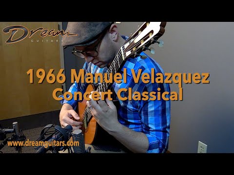 1966 Manuel Velazquez Concert Classical, Brazilian Rosewood & Spruce