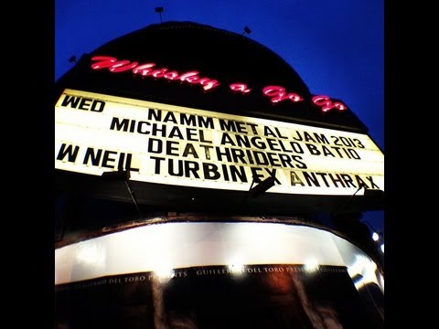 NAMM Metal Jam 2013 Screaming For Vengeance DeathRiders Neil Turbin Anthrax