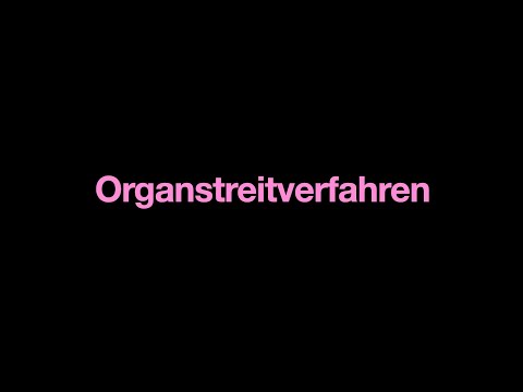 Staatsorganisationsrecht 2:  Organstreitverfahren