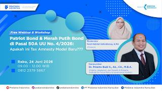 Download lagu 'Patriot Bond & Merah Putih Bond di Pasal 50A UU No. 4/2026: Apakah ini Tax Amnesty Model Baru???' mp3