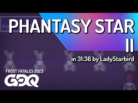 Phantasy Star II by LadyStarbird in 31:36 - Frost Fatales 2023