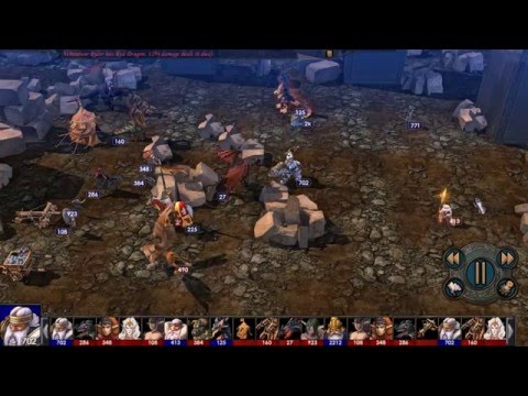 Eruina, Assassin (Dungeon balanced class) at Ruins late game (positioning, dungeon battle mechanics)