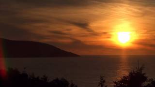 preview picture of video 'Sunset on Bay St. Lawrence Nova Scotia Canada  July 2010'