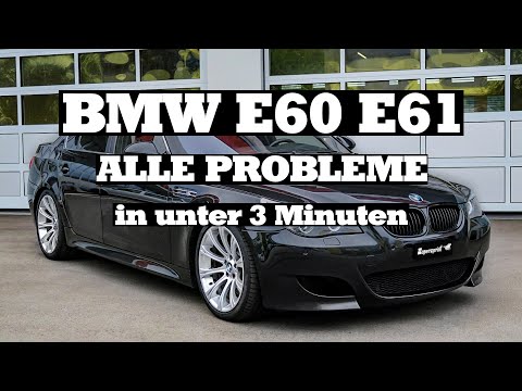 ALLE BMW PROBLEME E60 in unter 3 Minuten  Kaufberatung Airbag Panroamadach Wasser IBS