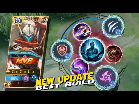 THIS NEW GODLY PURE DAMAGE ALPHA BUILD & EMBLEM WILL SCARE YOUR ENEMIES IN THE NEW UPDATE!! MLBB