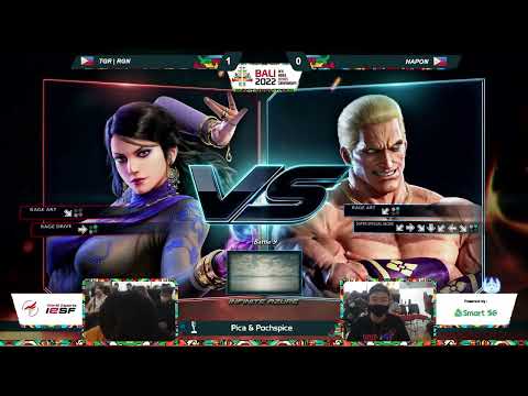 IESF Tekken 7 Philippines Qualifier 2022 - Top 8 Losers Semis - TGR | RGN VS Hapon
