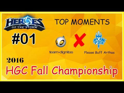 ⒷⒽ HGC Fall Championship 2016 - TOP Moments - Dignitas vs Please Buff Arthas #01