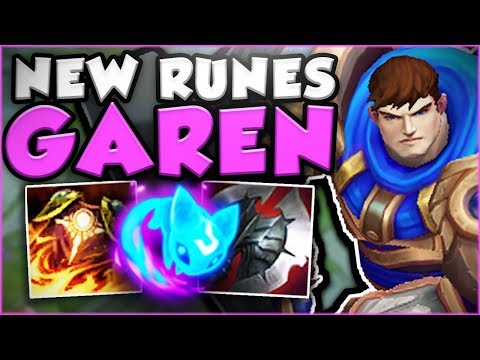 WTF? WHY DOES GAREN E + AERY DO THIS MUCH DMG? NEW GAREN TOP GAMEPLAY SEASON 8! - League of Legends
