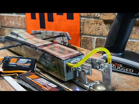 Mini Rc Outrigger Big Prop Problem Solved - Dx5 Rugged - Dynimite Marine - sss 2960 - Spektrum