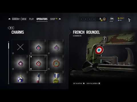 French Roundel Charm - Rainbow Six Siege