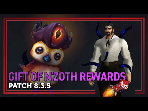 Gift of N'Zoth Rewards in Patch 8.3.5 - Corrupted Pepe & Character Customization