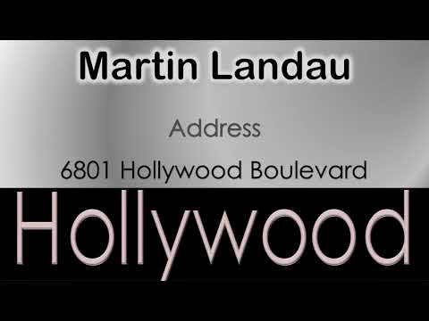 Martin Landau   How to pronounce Martin Landau Hollywood Actor from 6801 Hollywood Boulevard?