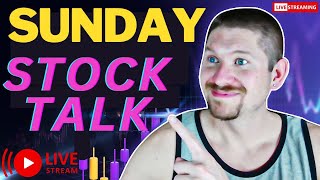 how to make money with stocks for beginners | LIVE SUNDAY STOCK TALK, SOFI, TQQQ, OCGN, LCID, SOUN,