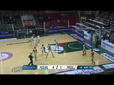 Highlights of Mega Leks in loss to Sidigas Avellino (Longer version 07.12.2016.)