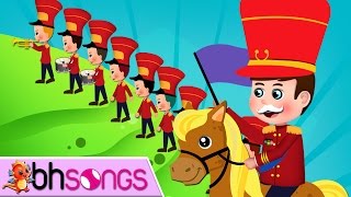 The Grand Old Duke Of York | Nursery Rhymes | Top Kids Songs [ Lyrics Music 4K ]