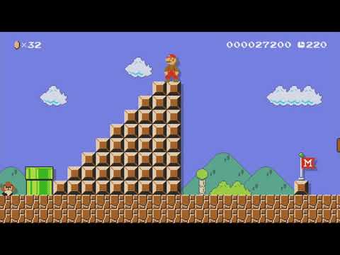 MARIO LOOP 1-3 by レクク - Super Mario Maker - No Commentary 1br