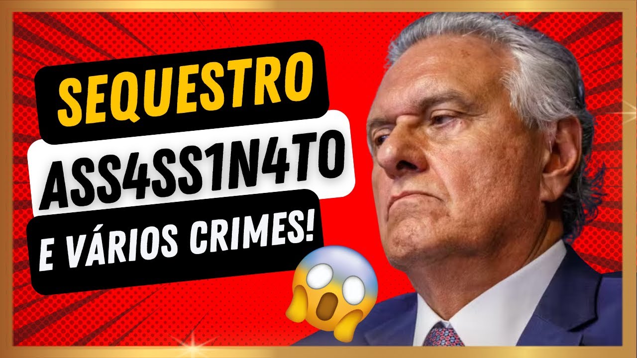 DENÚNCIA GRAVE contra Caiado CHOCA BRASIL e mostra lado possivelmente CRIMINOSO de líder da direita