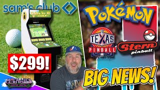 Arcade1Up Golden Tee Deluxe Clearance Sale & Pokemon Stern Pinball Texas Pinball Festival!