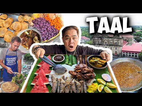 BOODLE FIGHT at Heritage Town! 😱 50kg Pancit GONE in 3 Hrs + More | Taal Batangas FOOD CRAWL