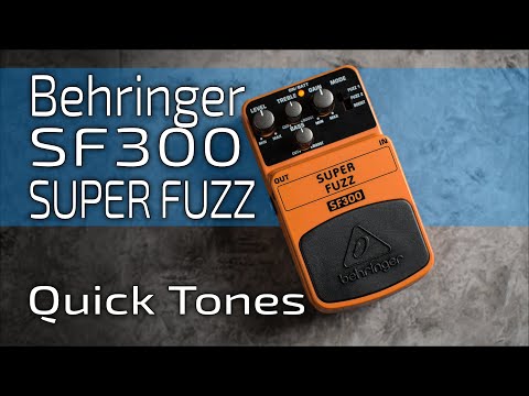 Behringer SF300 SUPER FUZZ | Quick fuzzy (and boosted!) tones on a BUDGET (no talk)